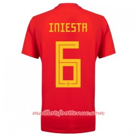 Maillot/Tenue Espagne A_Iniesta 6 Domicile Coupe du monde 2018